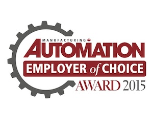 Manufacturing Automation Employer of Choice® Award