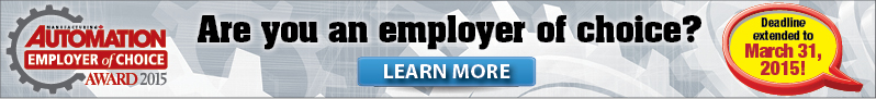 Manufacturing AUTOMATION Employer of Choice® Award