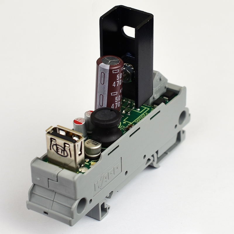 Wago Introduces Rail Mount Mobile Device Charging Module