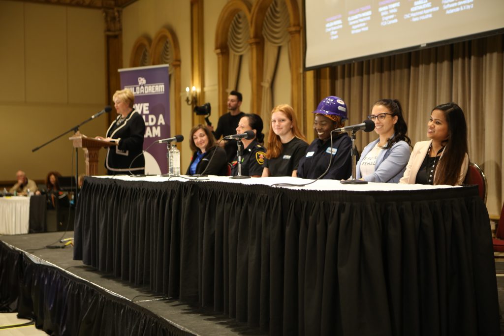 A Build a Dream event in Windsor, Ontario. The organization hosts career information sessions in 10 cities across the province, with over 10,000 attendees annually. Photo: Delmore Photography/Build a Dream