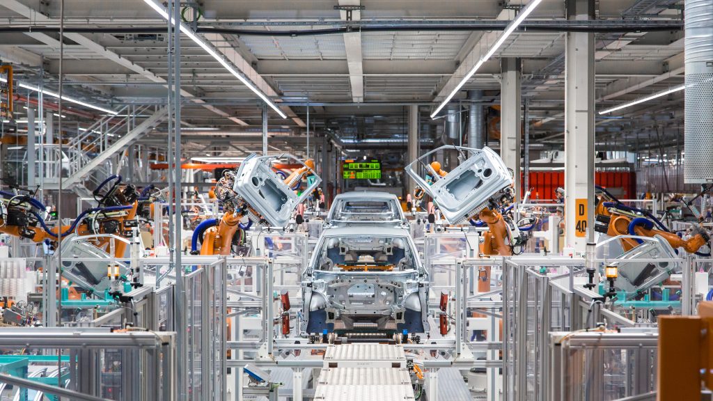 Volkswagen's first new generation electric car being built with Siemens automation technology. Photo: Siemens